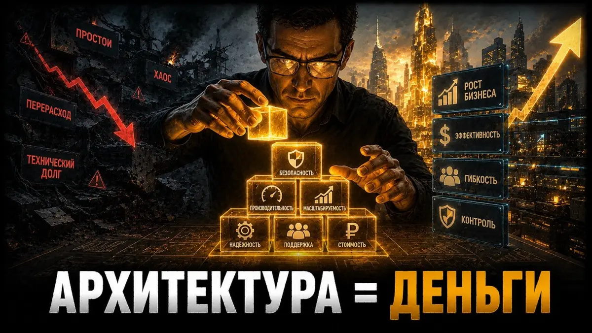 IT-архитектура на языке денег: Почему ваши «коробочки и стрелочки» стоят миллионы?
Сложность часто выглядит как признак зрелости | Сетка — социальная сеть от hh.ru