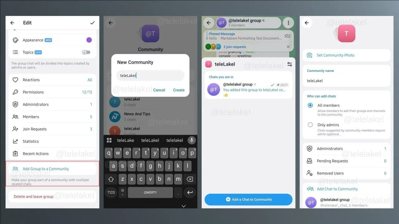 Telegram выпустил масштабное обновление с новыми функциями для пользователей. В мессенджере появились сообщества, расширенные возможности редактирования текста и более удобная навигация | Сетка — социальная сеть от hh.ru