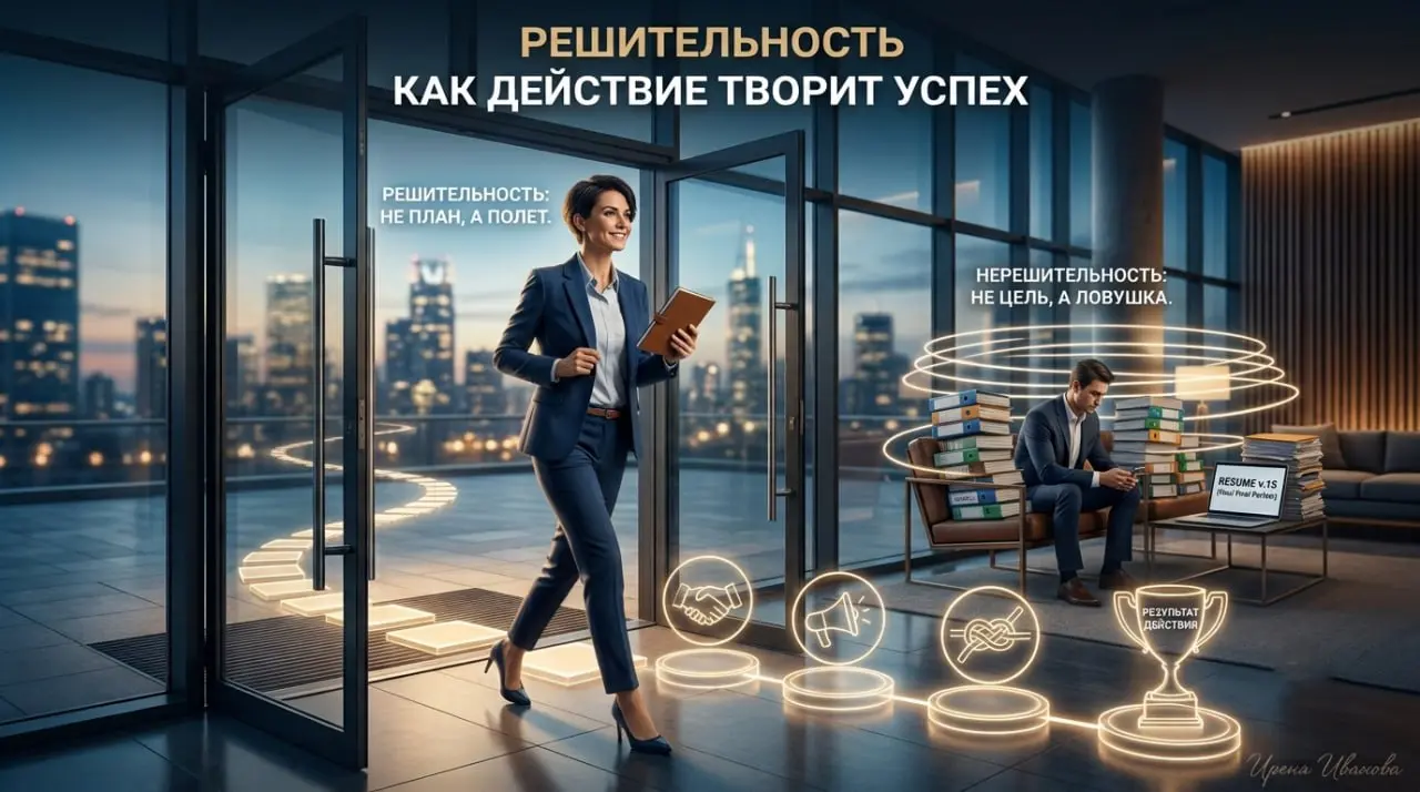 ПОЧЕМУ РЕШИТЕЛЬНОСТЬ ВАЖНЕЕ ИДЕАЛЬНОГО ПЛАНА ПРИ ПОИСКЕ РАБОТЫА давайте ка поразмышляем о том, как люди достигают целей, о том что решительность это навык, подумаем почему и как кто-то находит работу,... | Сетка — социальная сеть от hh.ru