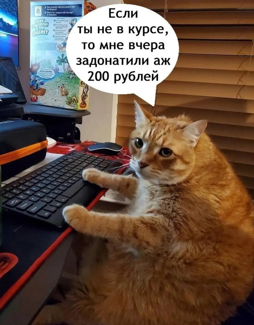Я у мамы стример 😂
БЛОГ В ТГ / БЛОГ В MAX
#Юмор #Коты
В этом посте были ссылки, но мы их удалили по правилам Сетки | Сетка — социальная сеть от hh.ru