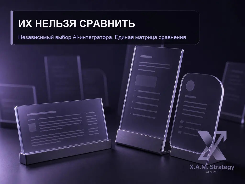 📋 Вам прислали три коммерческих предложения от AI-интеграторов. Вы открываете их и понимаете — сравнить напрямую нельзя.
Разные единицы измерения. Разная структура сметы. Разная терминология | Сетка — социальная сеть от hh.ru