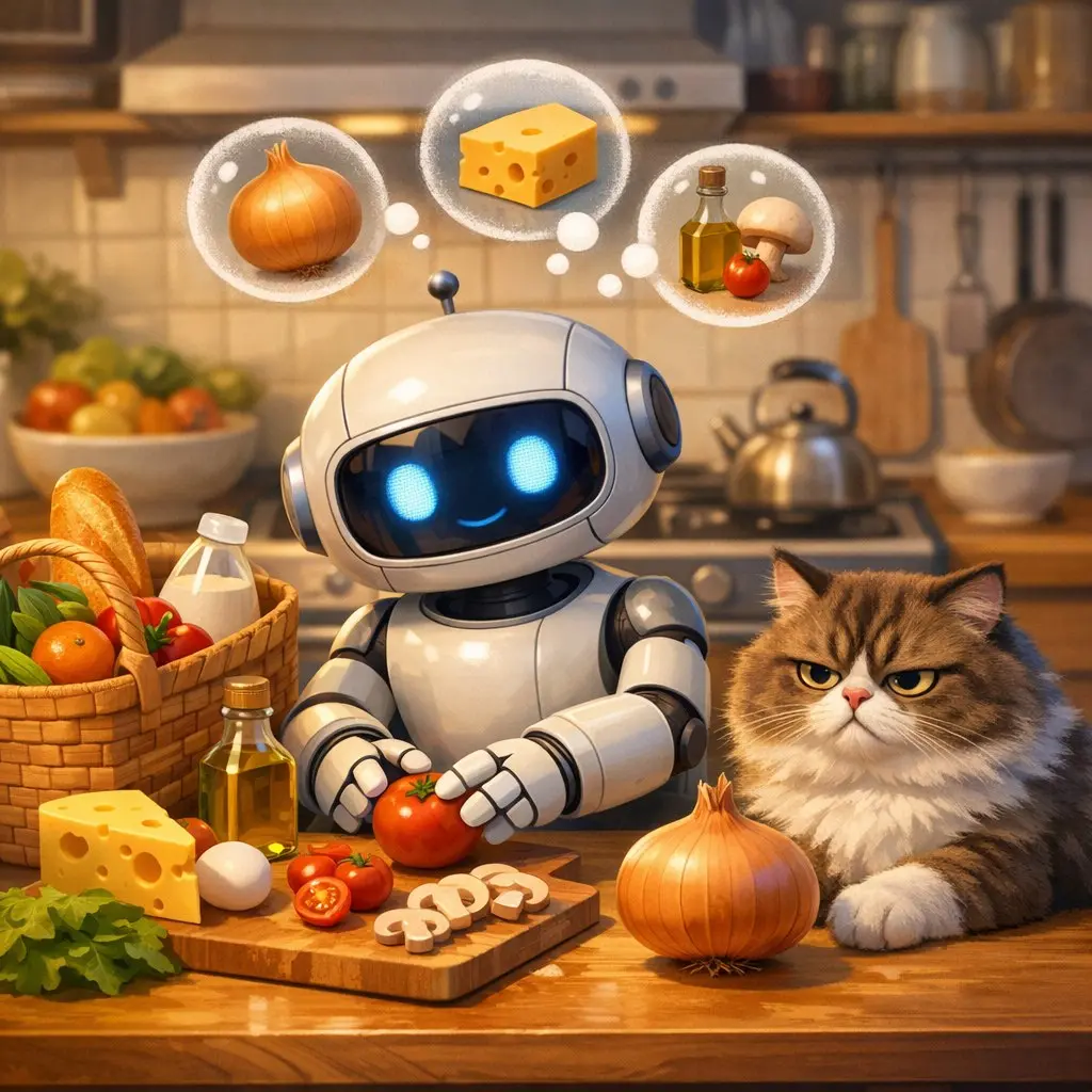 Память на кухонном столе 🧠
Вы просите нейросеть помочь с ужином, потом уточняете: «только без лука, кот осуждает», а следом — «сделай список покупок»; если она помнит предыдущие реплики, список получи... | Сетка — социальная сеть от hh.ru
