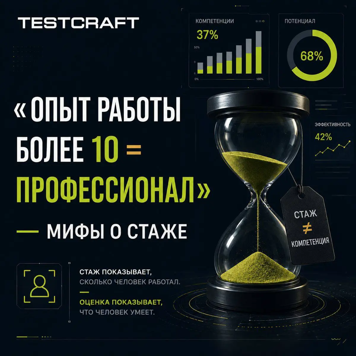 «Опыт работы более 10 лет = профессионал» — мифы о стаже✖️ | Сетка — социальная сеть от hh.ru
