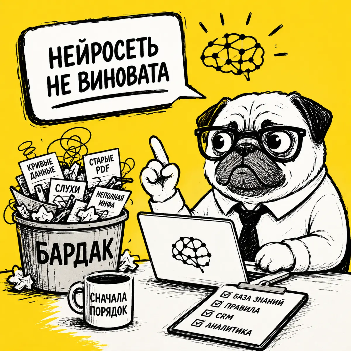 Нейросеть на первой линии - круто! Но не кормите её бардаком | Сетка — социальная сеть от hh.ru