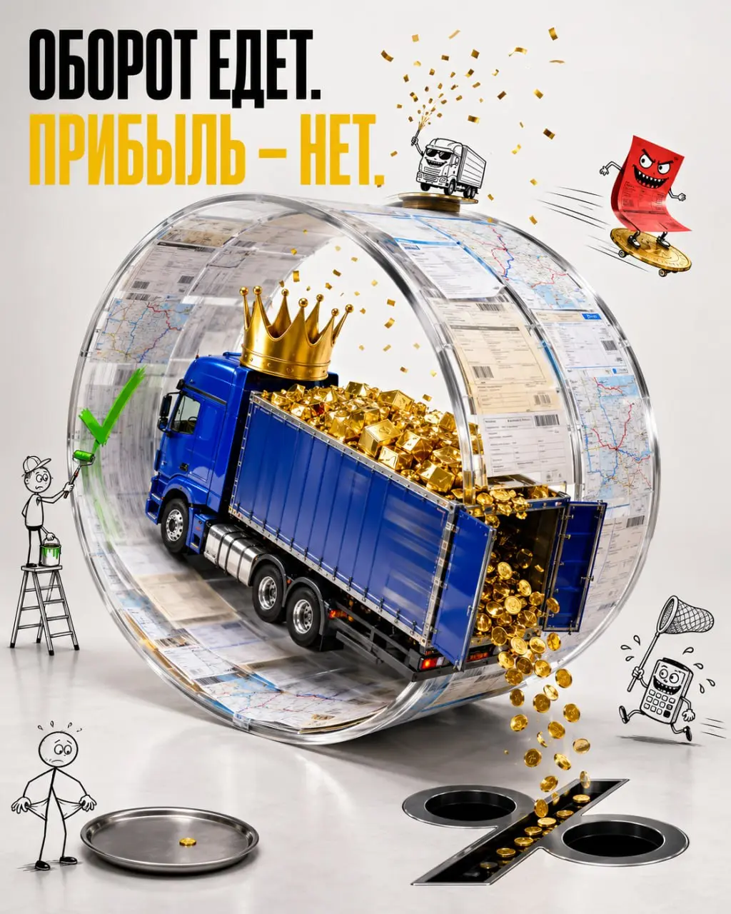 📉 Ловушка масштаба: почему логистика может ехать — и одновременно тонуть
Собственники логистических компаний, руководители отделов логистики и ВЭД — давайте честно | Сетка — социальная сеть от hh.ru