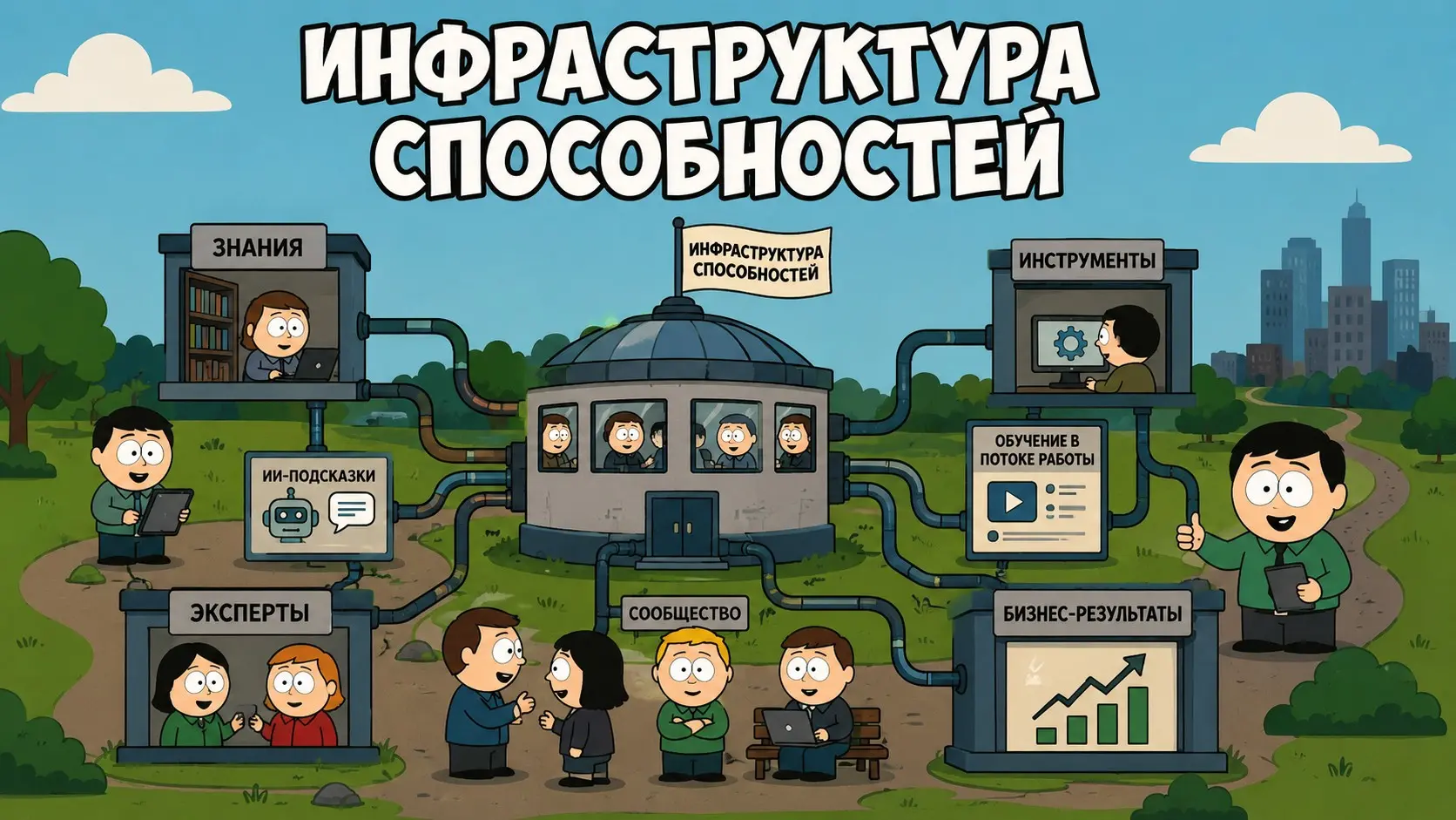 🚀 От «системы обучения» к «инфраструктуре способностей» | Сетка — социальная сеть от hh.ru