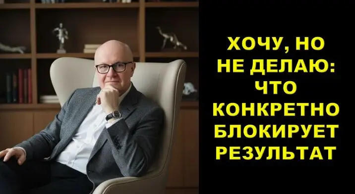 Хочу, но не делаю: что конкретно блокирует результат.
Ты знаешь, какие шаги приведут тебя к результату. У тебя есть потенциал и чёткое видение | Сетка — социальная сеть от hh.ru