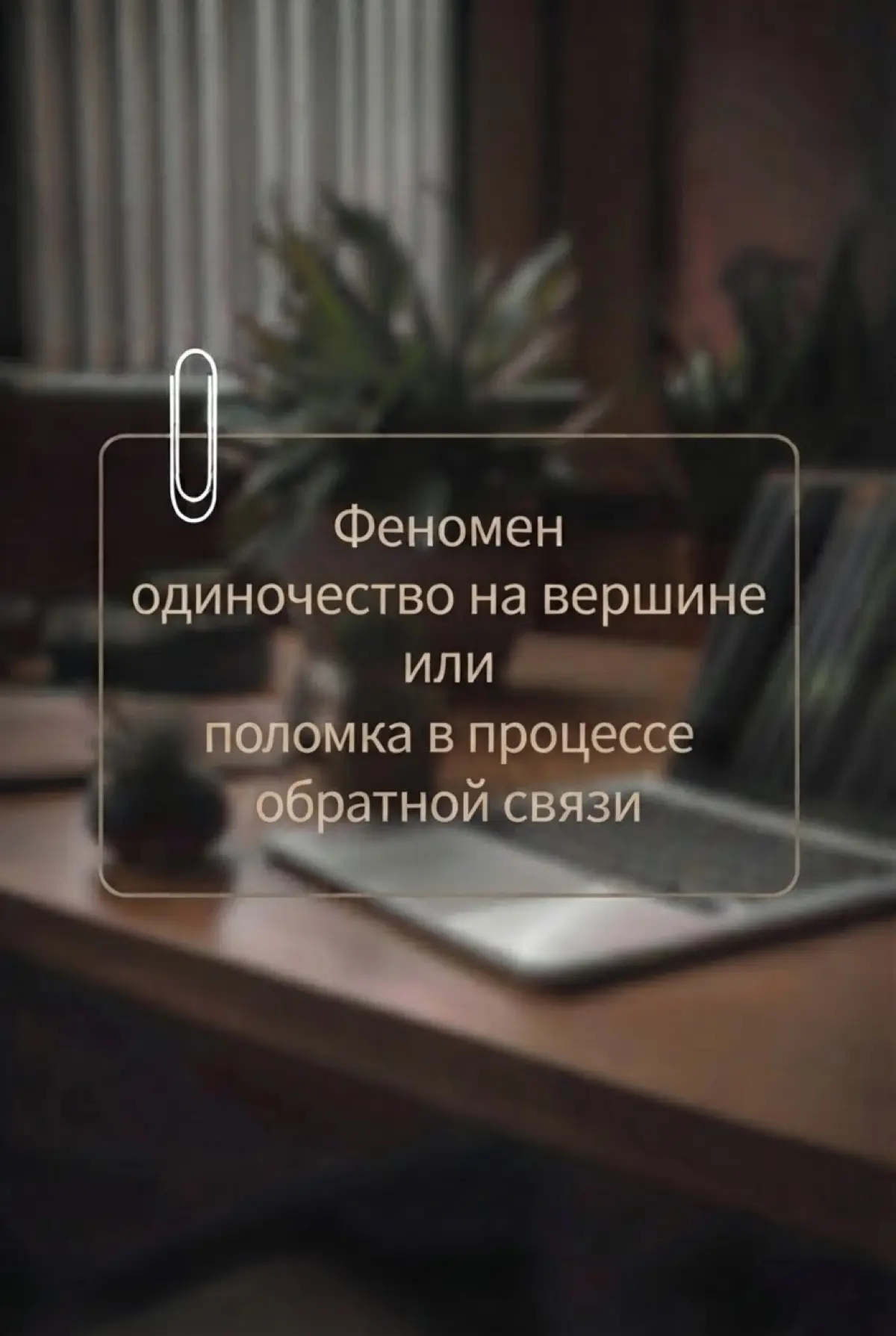 Этап одиночества на вершине для руководителя | Сетка — социальная сеть от hh.ru