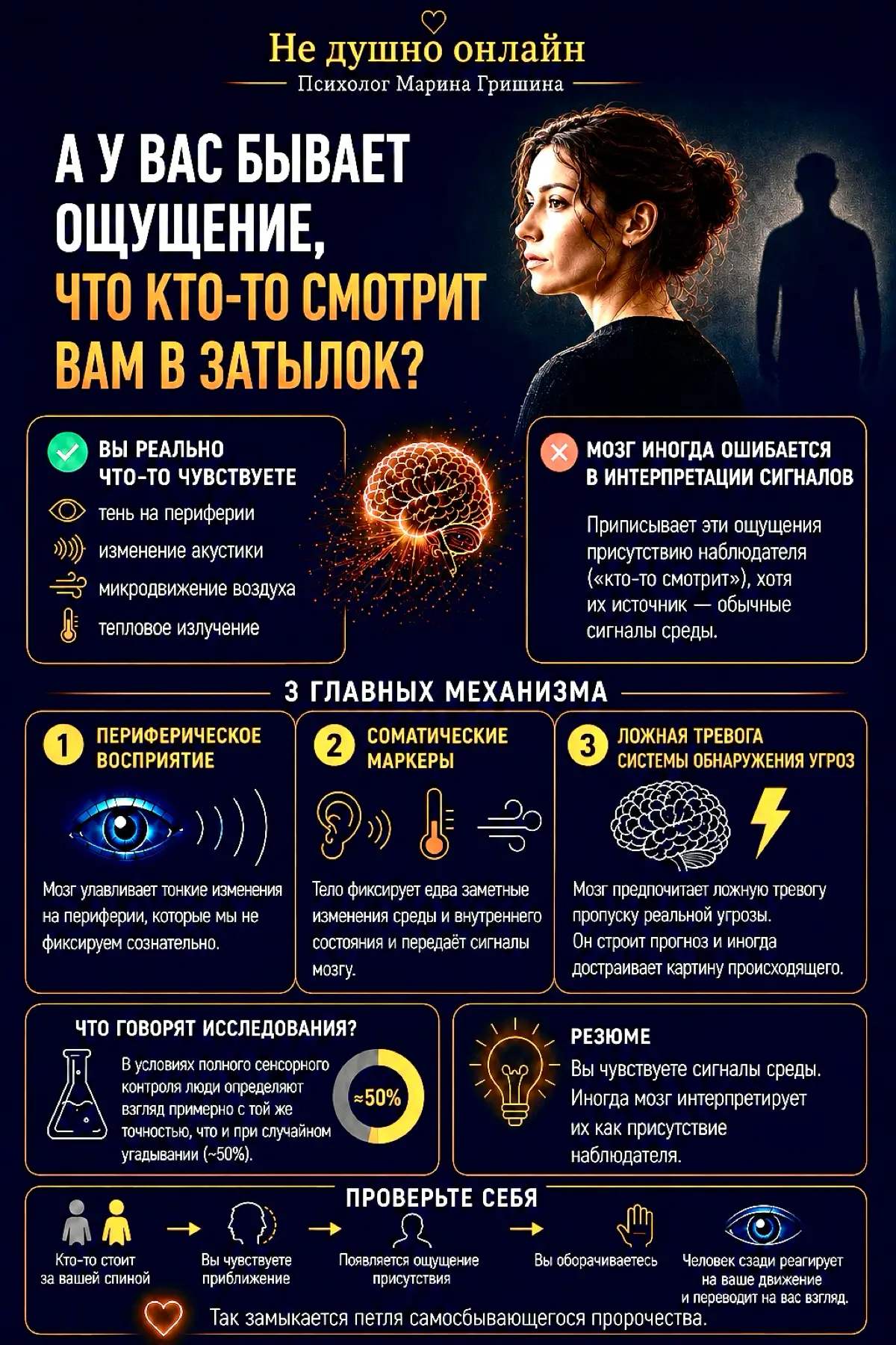 👀А у вас бывает ощущение, что кто-то смотрит вам в затылок? | Сетка — социальная сеть от hh.ru