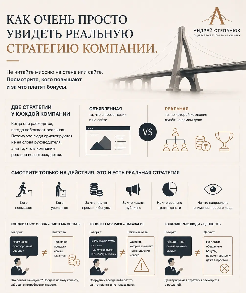 Как очень просто увидеть реальную стратегию компании. | Сетка — социальная сеть от hh.ru