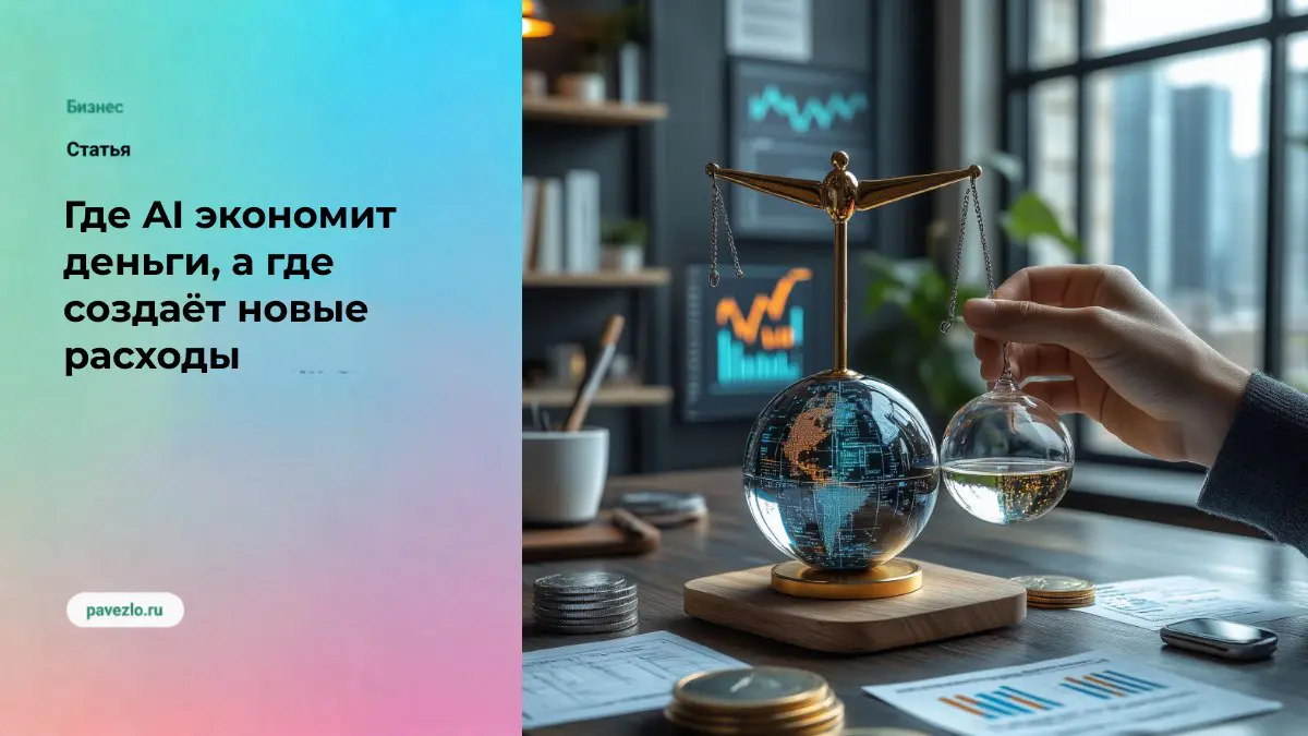 Где AI экономит деньги, а где создаёт новые расходы | Сетка — социальная сеть от hh.ru
