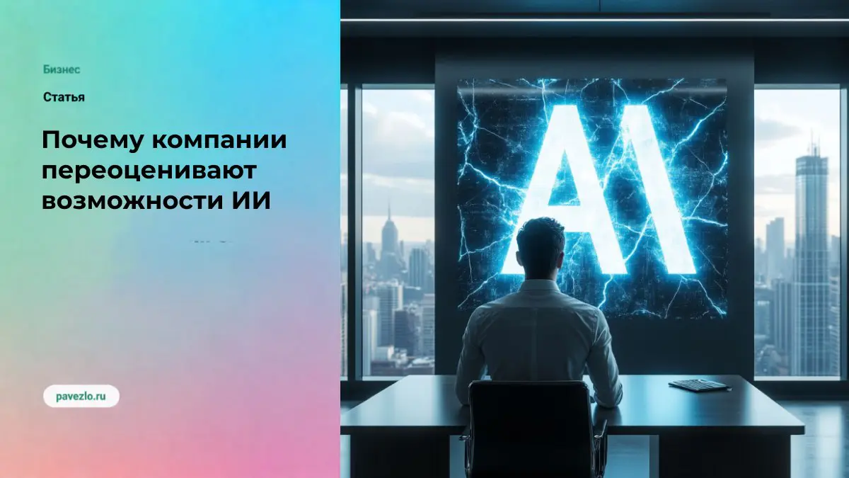 Почему компании переоценивают возможности AI | Сетка — социальная сеть от hh.ru