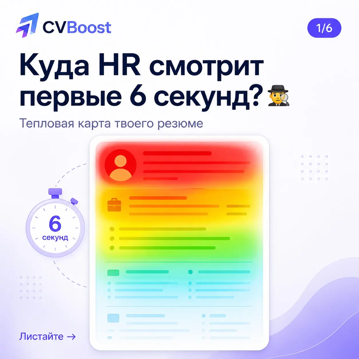 У рекрутера нет времени “вчитываться” в каждое резюме ⏳ | Сетка — социальная сеть от hh.ru