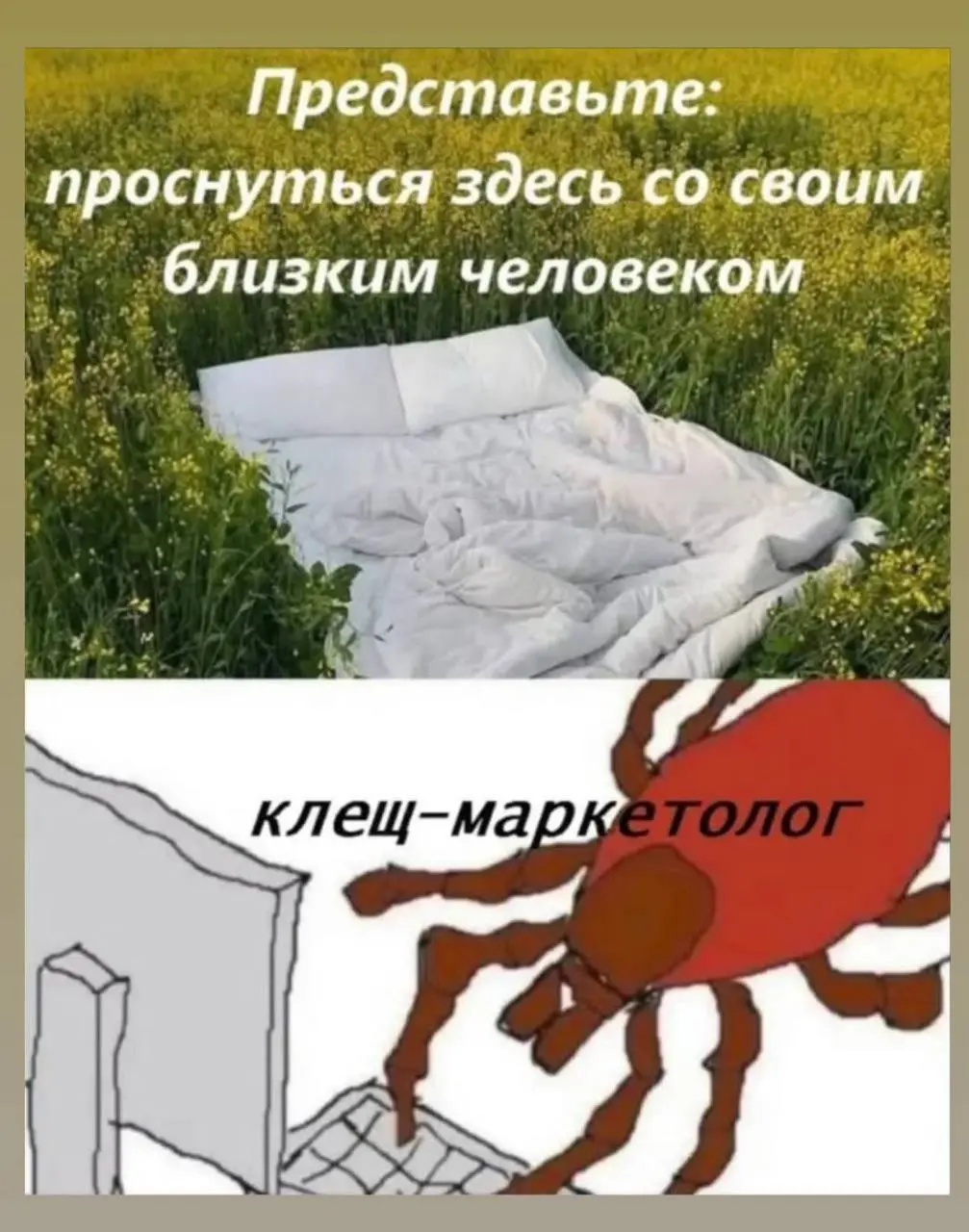 Клещ-маркетолог желает вам доброго утра ☀️😏 | Сетка — социальная сеть от hh.ru
