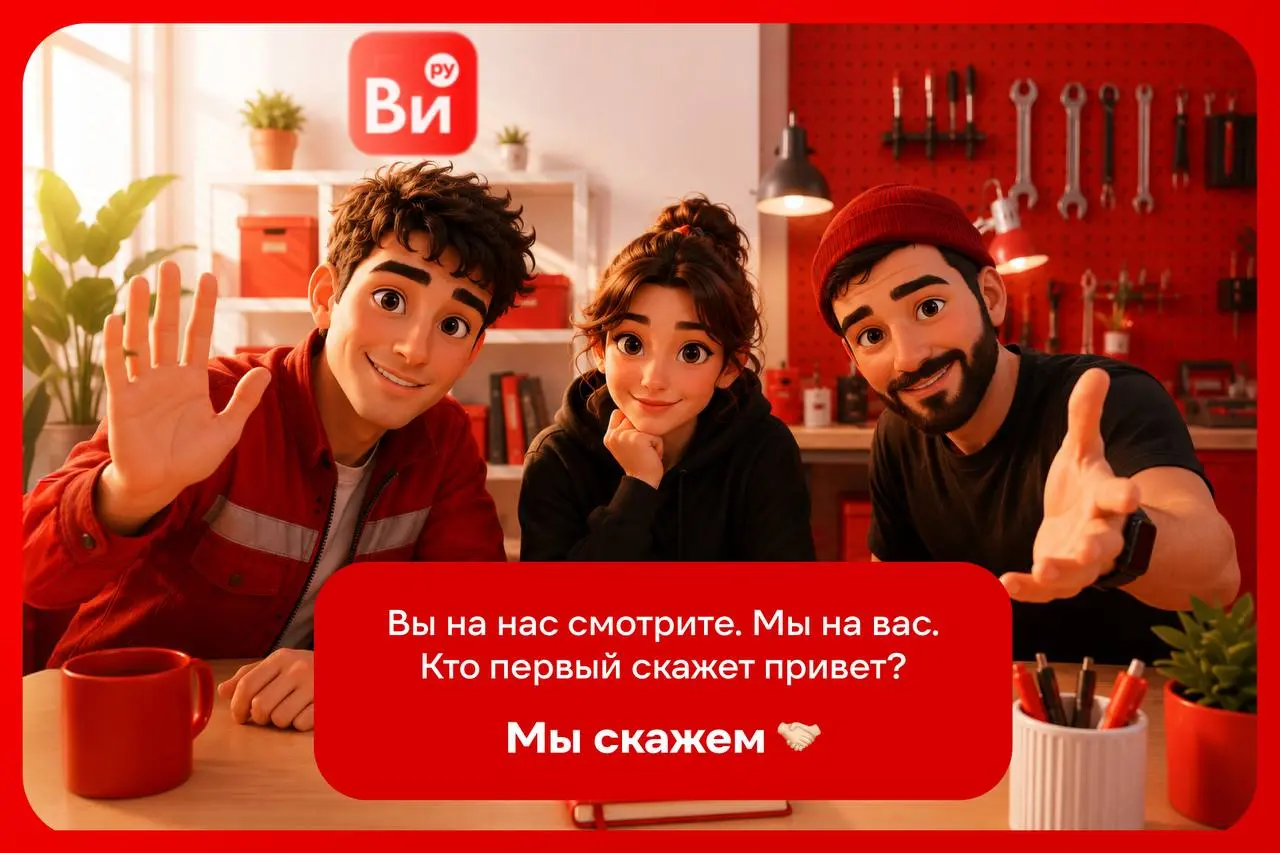 Вы на нас смотрите. Мы на вас. Кто первый скажет привет? Мы скажем 🤝🏻
В 2026-м каждый хочет стабильности, уверенности и честности. Мы тоже.
Мы рациональны, как таблица в Excel | Сетка — социальная сеть от hh.ru