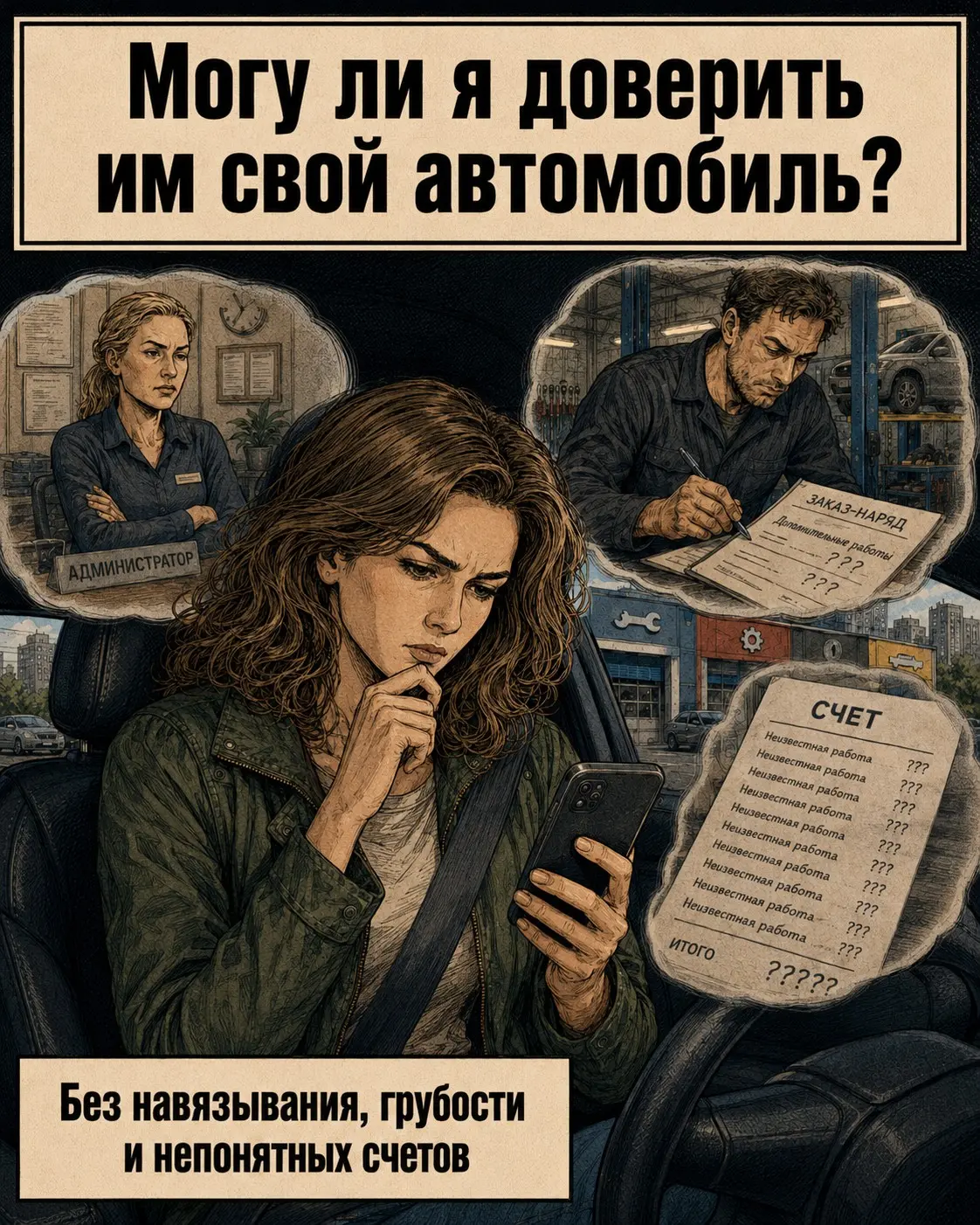 Почему многие автосервисы теряют женщин ещё на картах | Сетка — социальная сеть от hh.ru