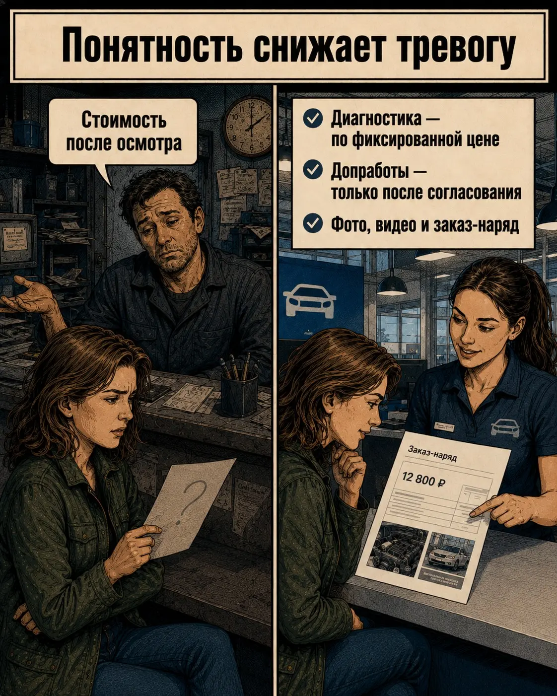 Почему многие автосервисы теряют женщин ещё на картах | Сетка — социальная сеть от hh.ru