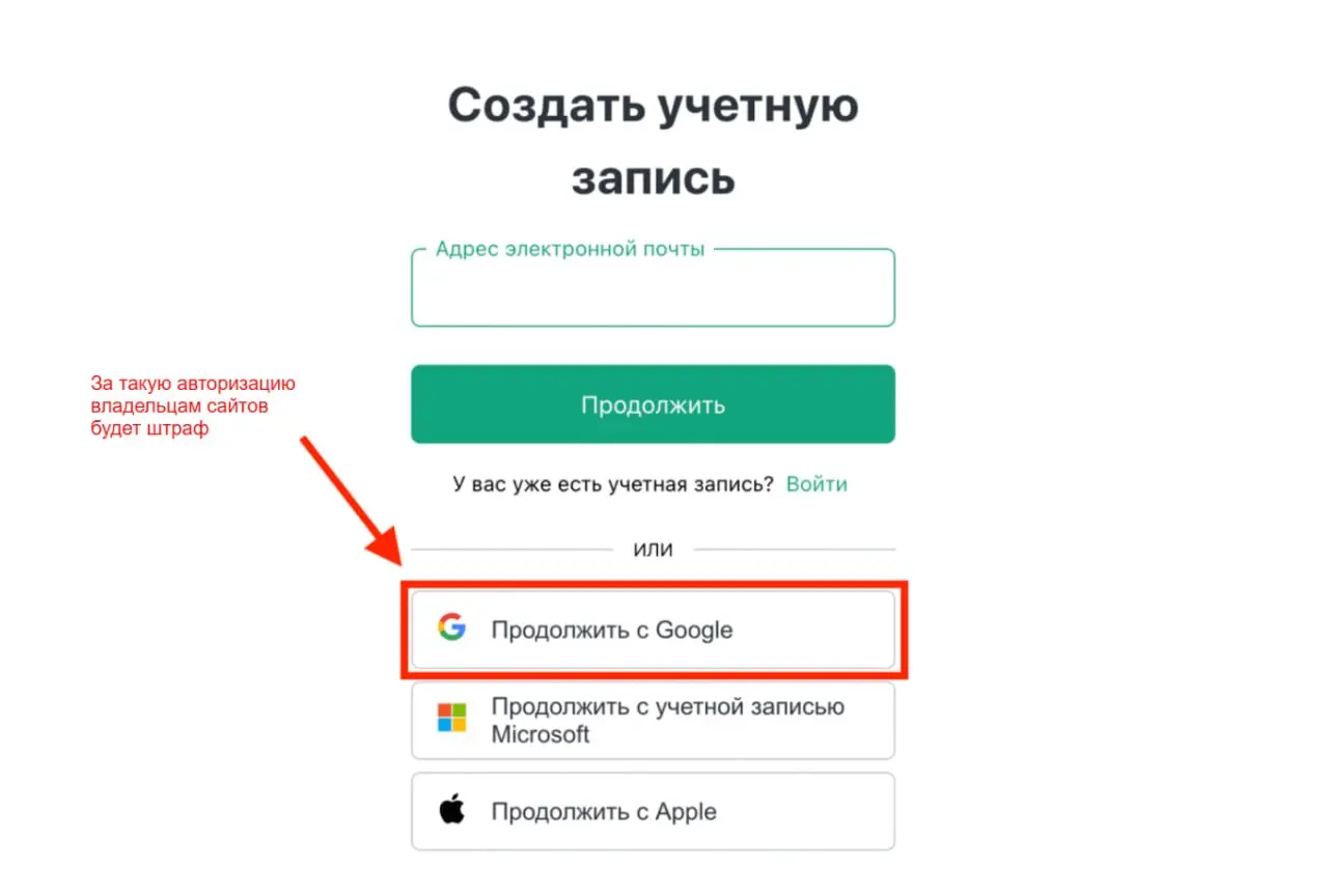 Про штрафы за авторизацию через иностранные сервисы
Вижу много вопросов, поэтому попробую пояснить.
1. Термины. Регистрация на сайте – привычное действие пользователя | Сетка — социальная сеть от hh.ru