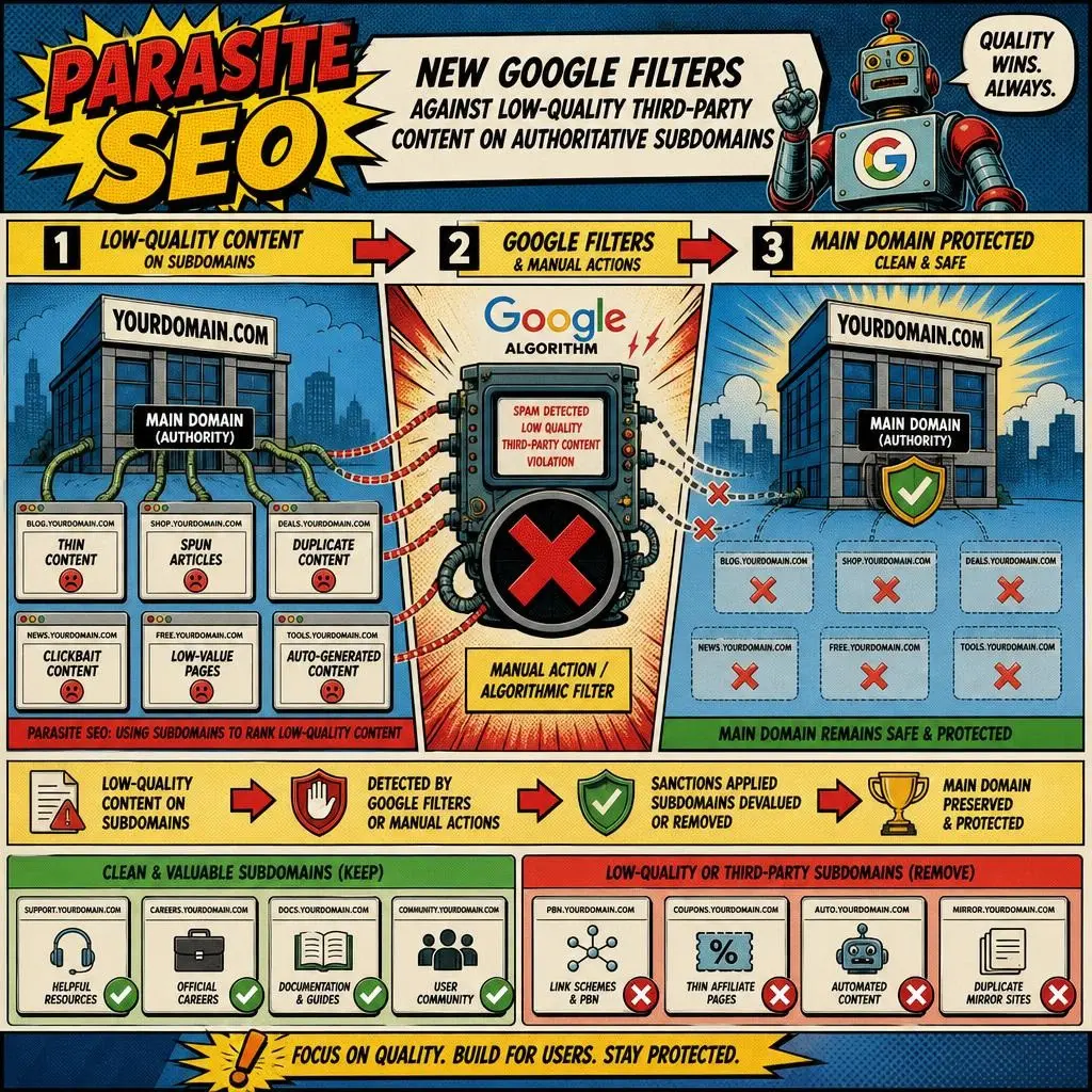 🦠 Паразитическое SEO: как Google отрезает паразитов от автор | Сетка — социальная сеть от hh.ru