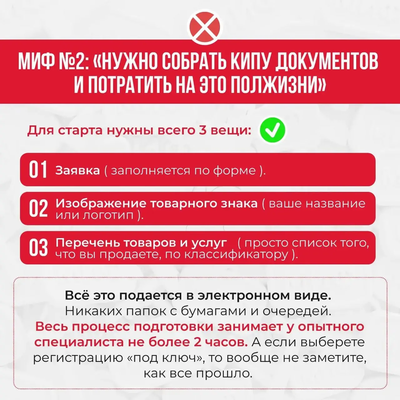Хватит верить в сказки! 🛑
Признавайтесь, вы до сих пор верите, что товарный знак — это «слишком дорого», «только для крупного бизнеса» или «очень долго»? 😅
Именно из-за этих мифов тысячи предпринимате... | Сетка — социальная сеть от hh.ru