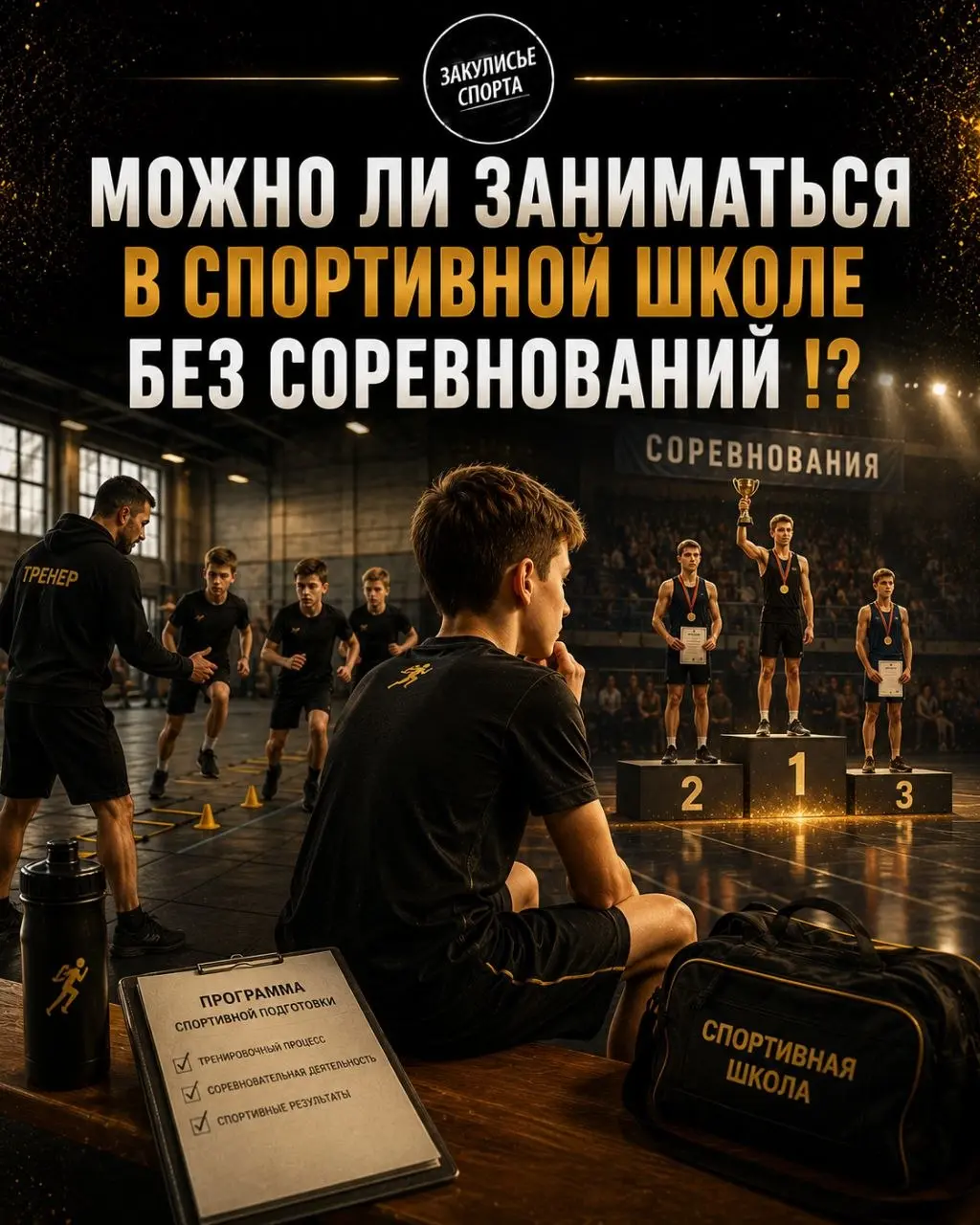 МОЖНО ЛИ ЗАНИМАТЬСЯ В СПОРТИВНОЙ ШКОЛЕ БЕЗ СОРЕВНОВАНИЙ⁉️
—«Ребёнок хочет тренироваться, но не хочет выступать»;
—«Нам нужны только занятия для здоровья»;
—«Можно заниматься без участия в соревнования... | Сетка — социальная сеть от hh.ru