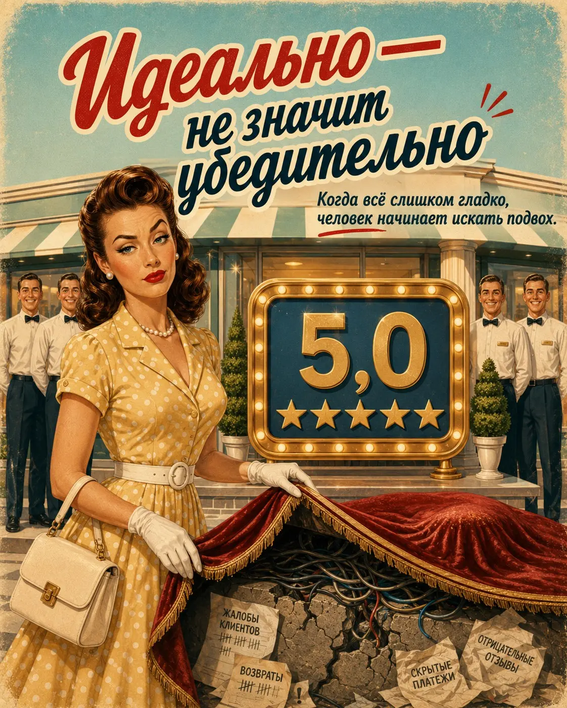 Идеальная карточка с рейтингом 5,0 подозрительна | Сетка — социальная сеть от hh.ru