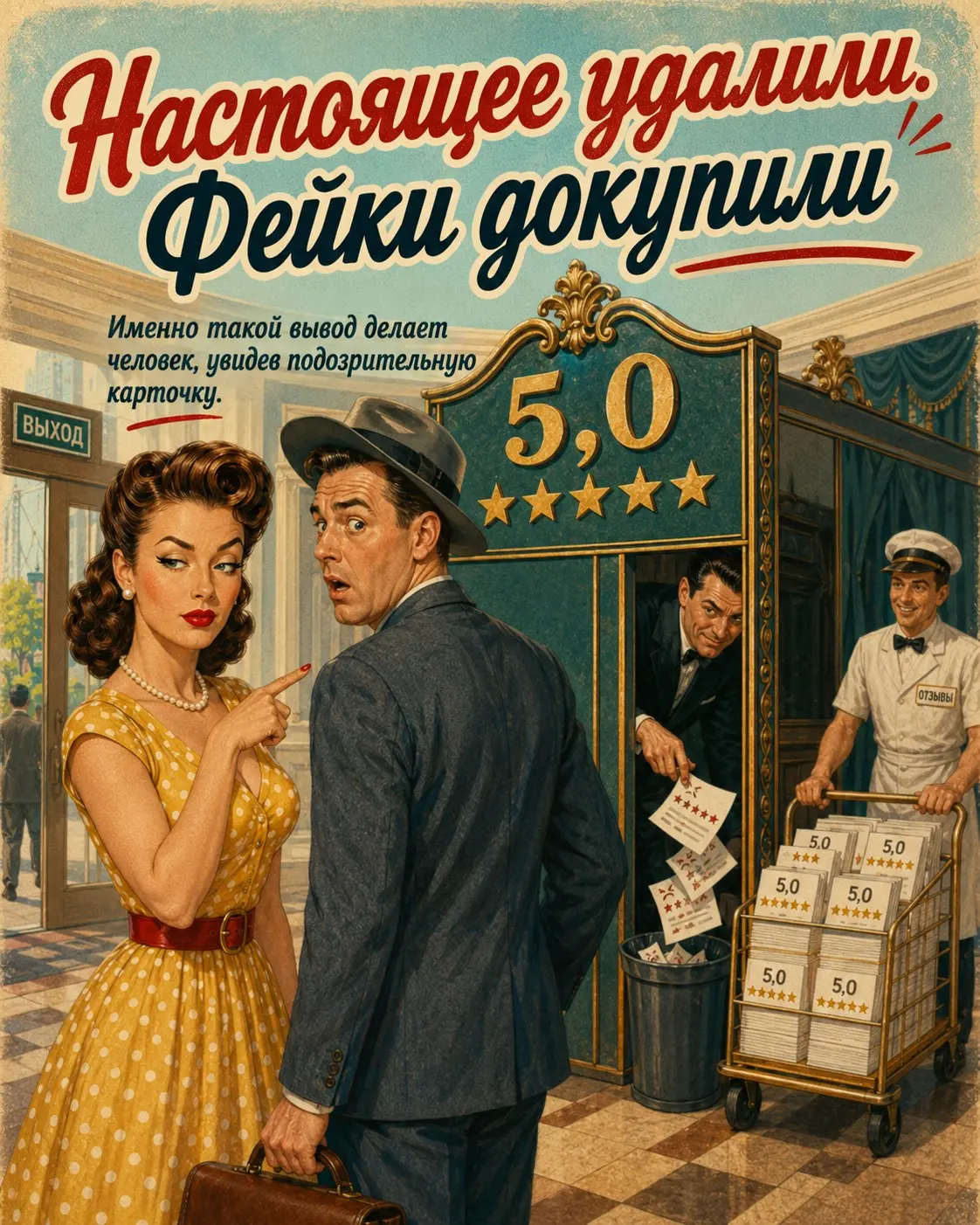 Идеальная карточка с рейтингом 5,0 подозрительна | Сетка — социальная сеть от hh.ru
