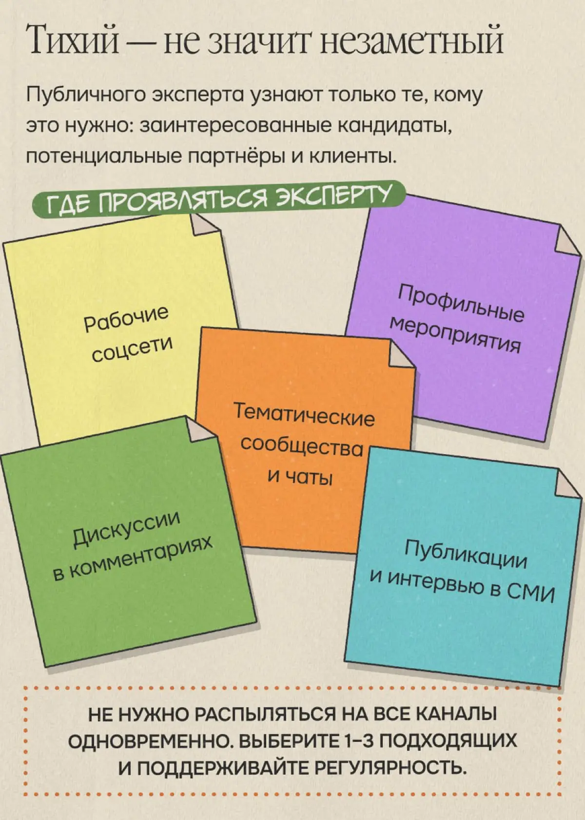 Чтобы быть публичным, не обязательно быть громким | Сетка — социальная сеть от hh.ru