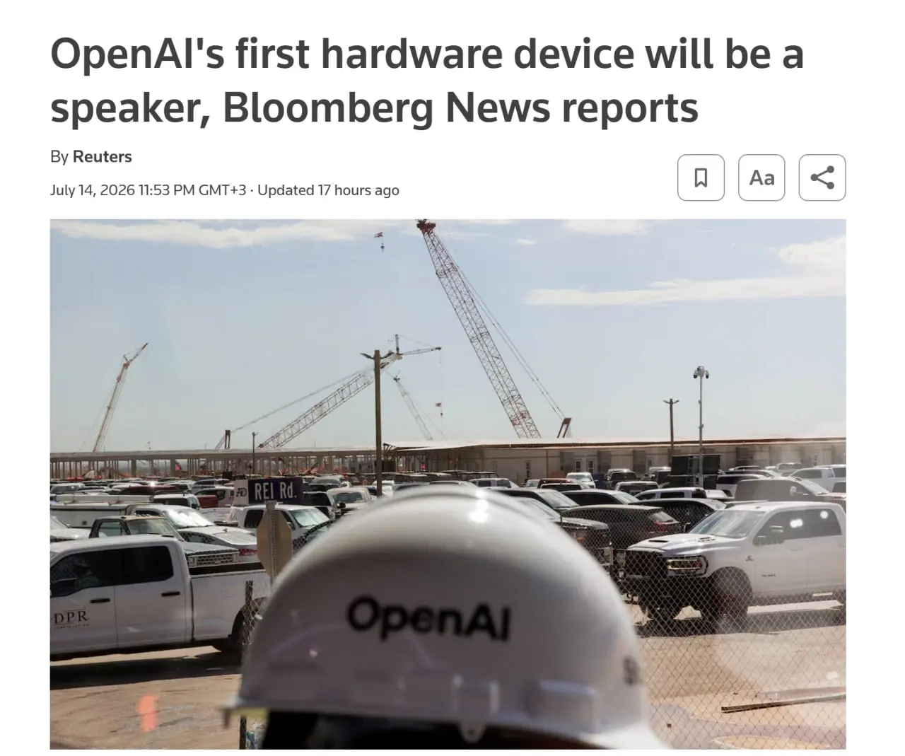 OpenAI готовит свой первый гаджет — умную колонку с характером живого компаньона.
Новое устройство создают вместе с бывшим главным дизайнером Apple Джони Айвом | Сетка — социальная сеть от hh.ru