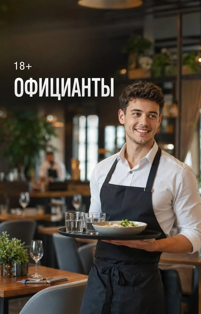 ОФИЦИАНТ
3 500₽/смена - 5 000₽/смена + чаевые
Прямой работодатель
• Москва
• Рестораны/Кафе
• +79649276229
Полное описание вакансии размещено в Телеграм и Макс | Сетка — социальная сеть от hh.ru