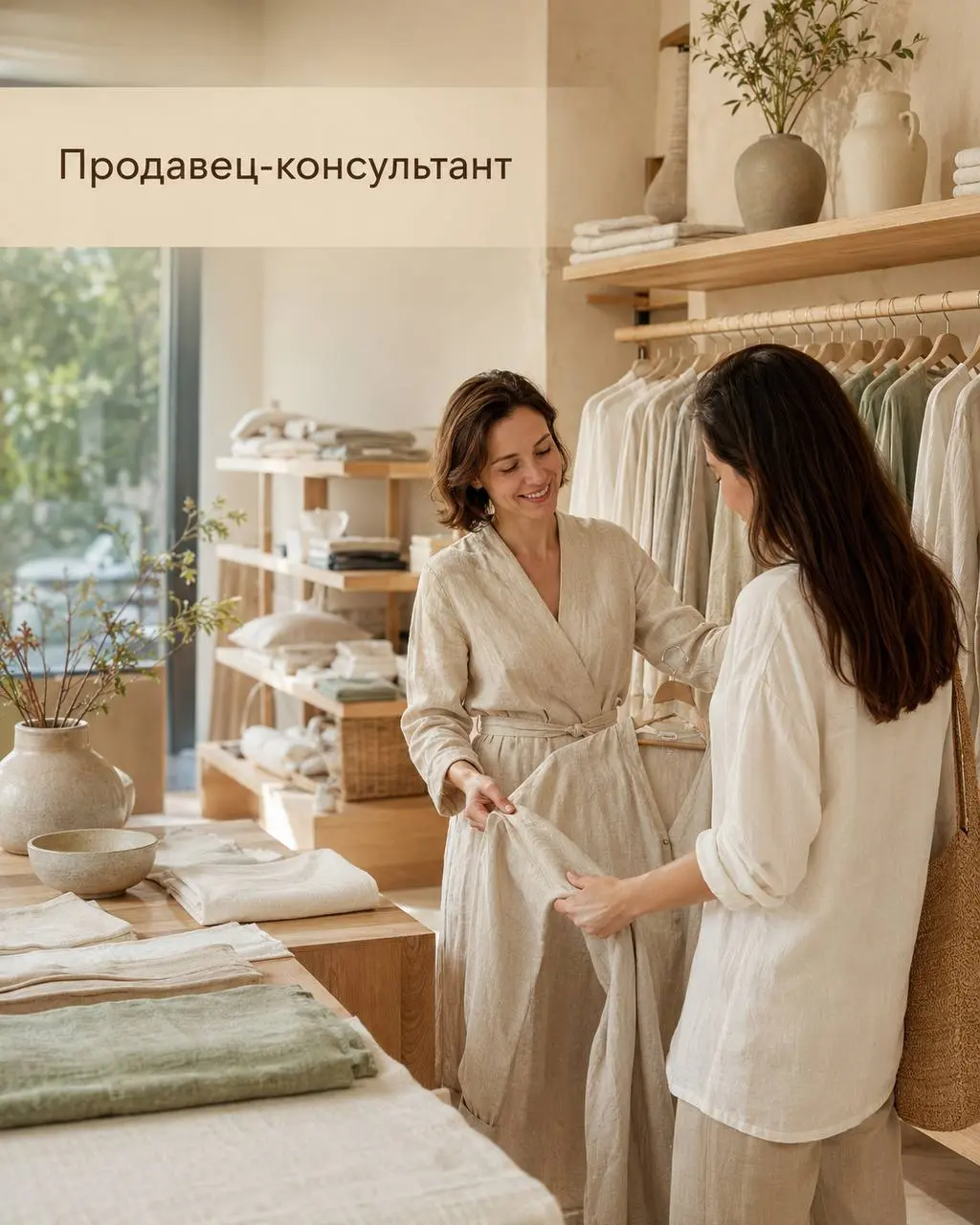 ПРОДАВЕЦ-КОНСУЛЬТАНТ
От 80 000₽
Country Textile
• Москва
• Розничная торговля
• @vikktoria
Полное описание вакансии размещено в Телеграм и Макс. Переходите по ссылке в закрепленном сообщении | Сетка — социальная сеть от hh.ru
