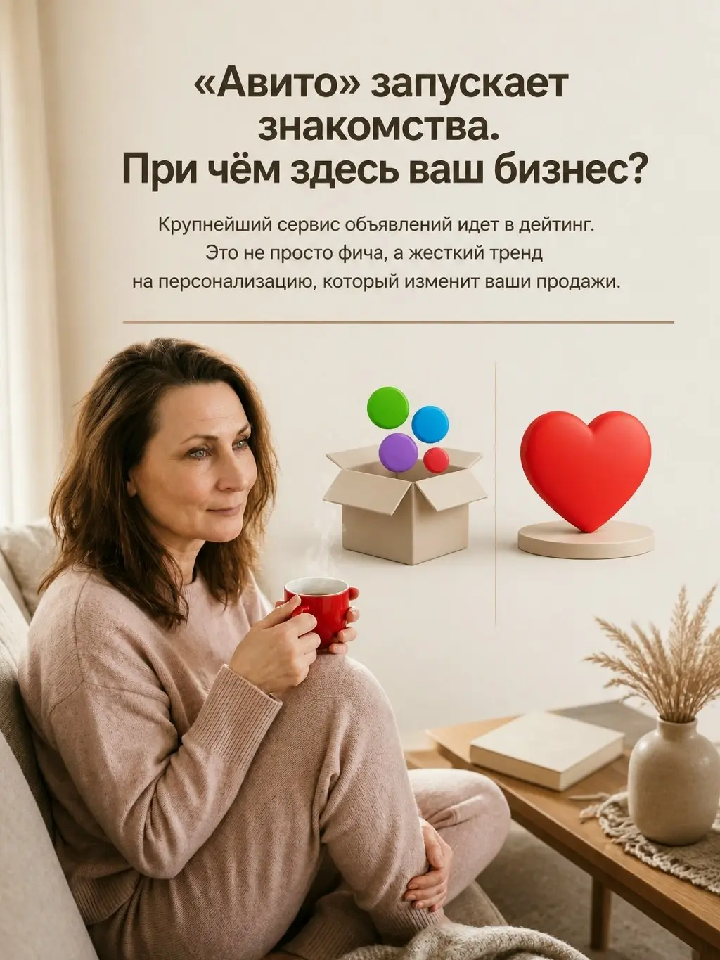Авито вводит сервис знакомств в своём приложении. Что это значит для вашего бизнеса?
Компания «Авито» рассматривает возможность запуска сервиса знакомств в своём приложении | Сетка — социальная сеть от hh.ru