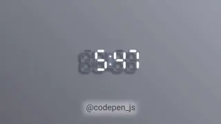 Clocktober Day — часы. Реализована с помощью CSS и JavaScript
https://codepen.io/jkantner/pen/rNobWKg | Сетка — социальная сеть от hh.ru