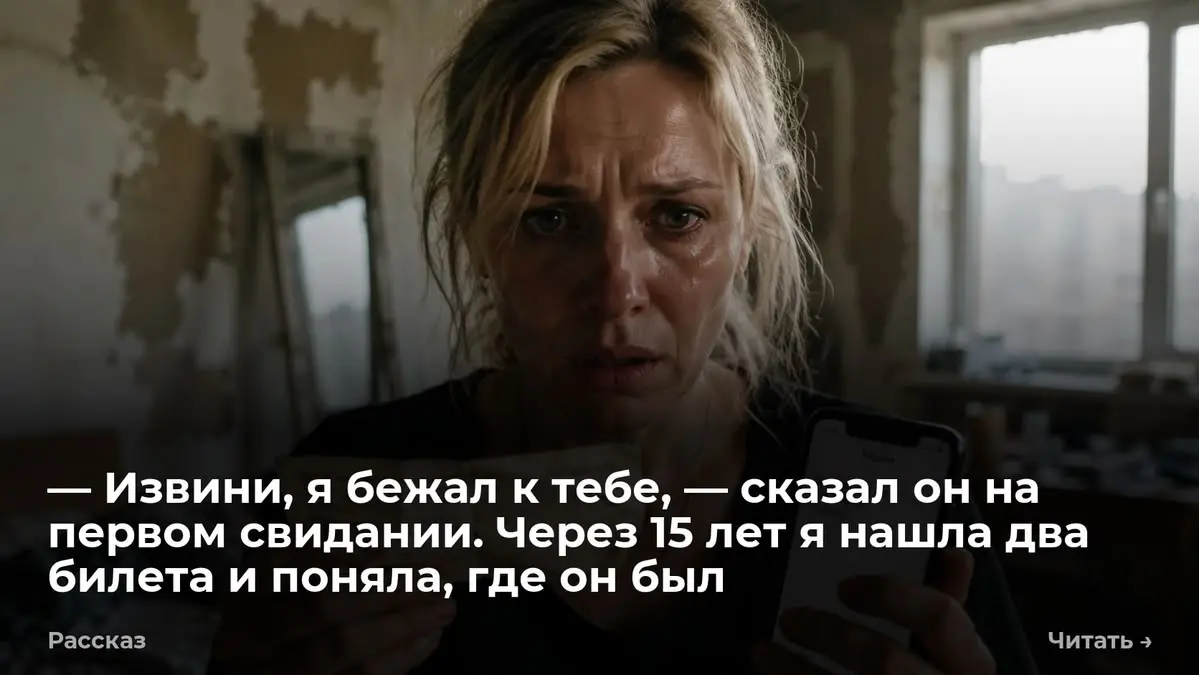 — Извини, я бежал к тебе, — сказал он на первом свидании. Через 15 лет я нашла два билета и поняла,
Картонная коробка выскользнула из рук. Упала на паркет. Крышка отлетела в сторону | Сетка — социальная сеть от hh.ru