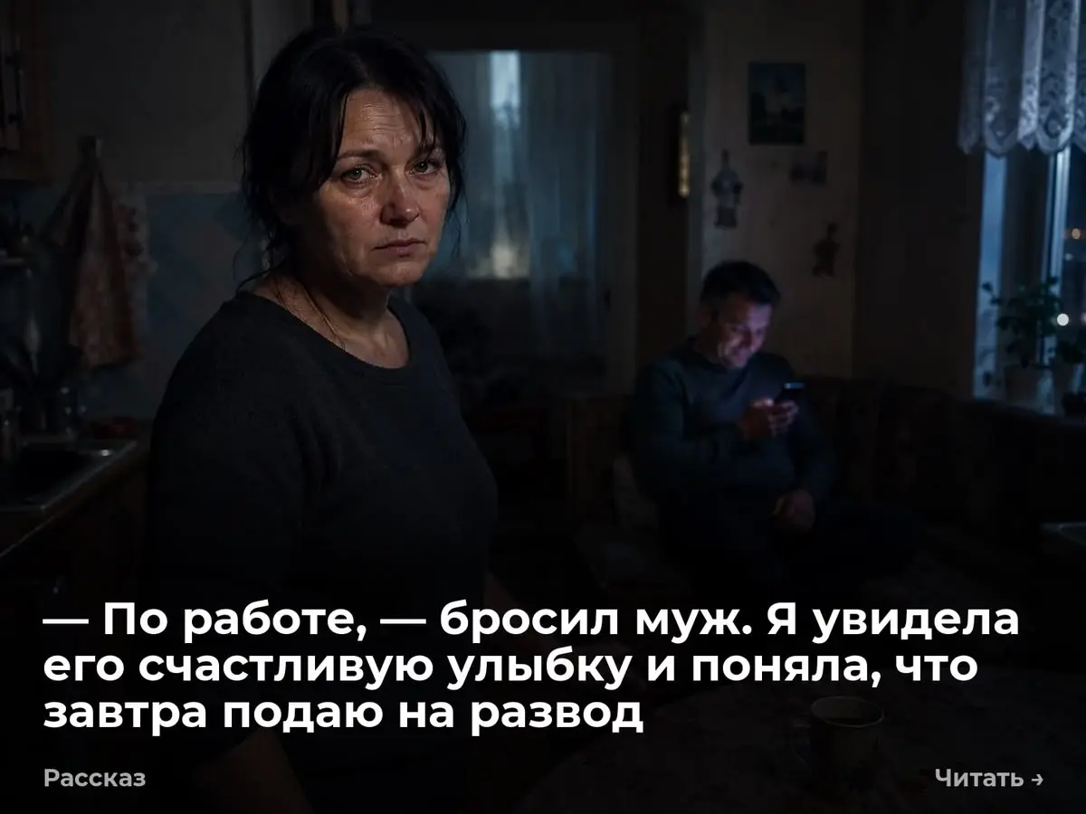 — По работе, — бросил муж. Я увидела его счастливую улыбку и поняла, что завтра подаю на развод
Чашка с кипятком обожгла пальцы. Я резко поставила ее на стол. Фарфор звякнул о стекло | Сетка — социальная сеть от hh.ru