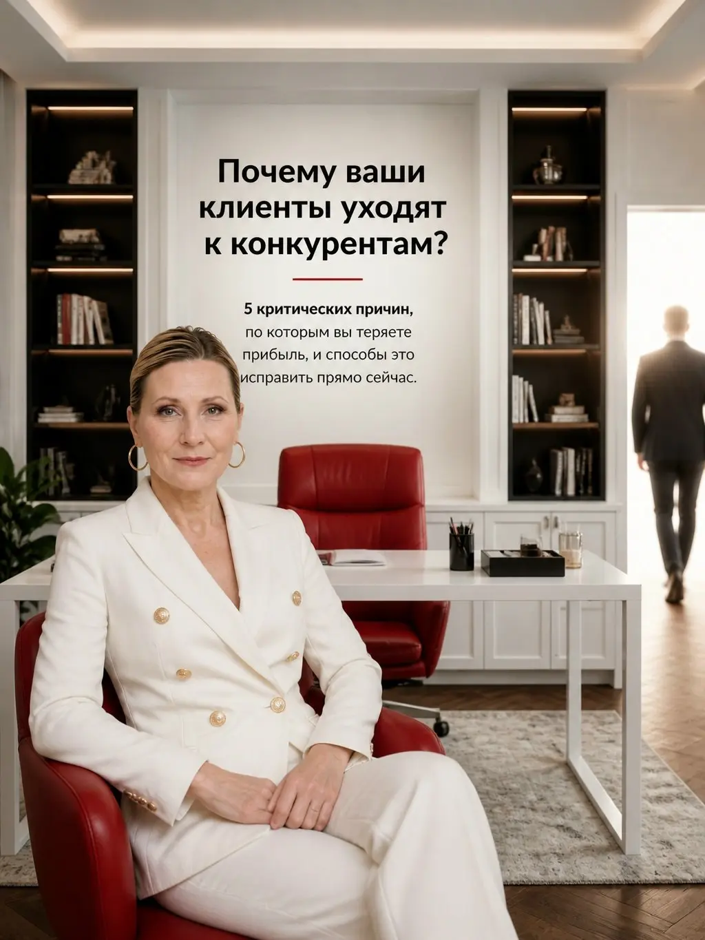 Почему клиенты уходят?
Анализируя бизнес-ситуации клиентов, я обнаружила пять ключевых причин, по которым покупатели уходят.
1. Низкое качество товаров или услуг | Сетка — социальная сеть от hh.ru