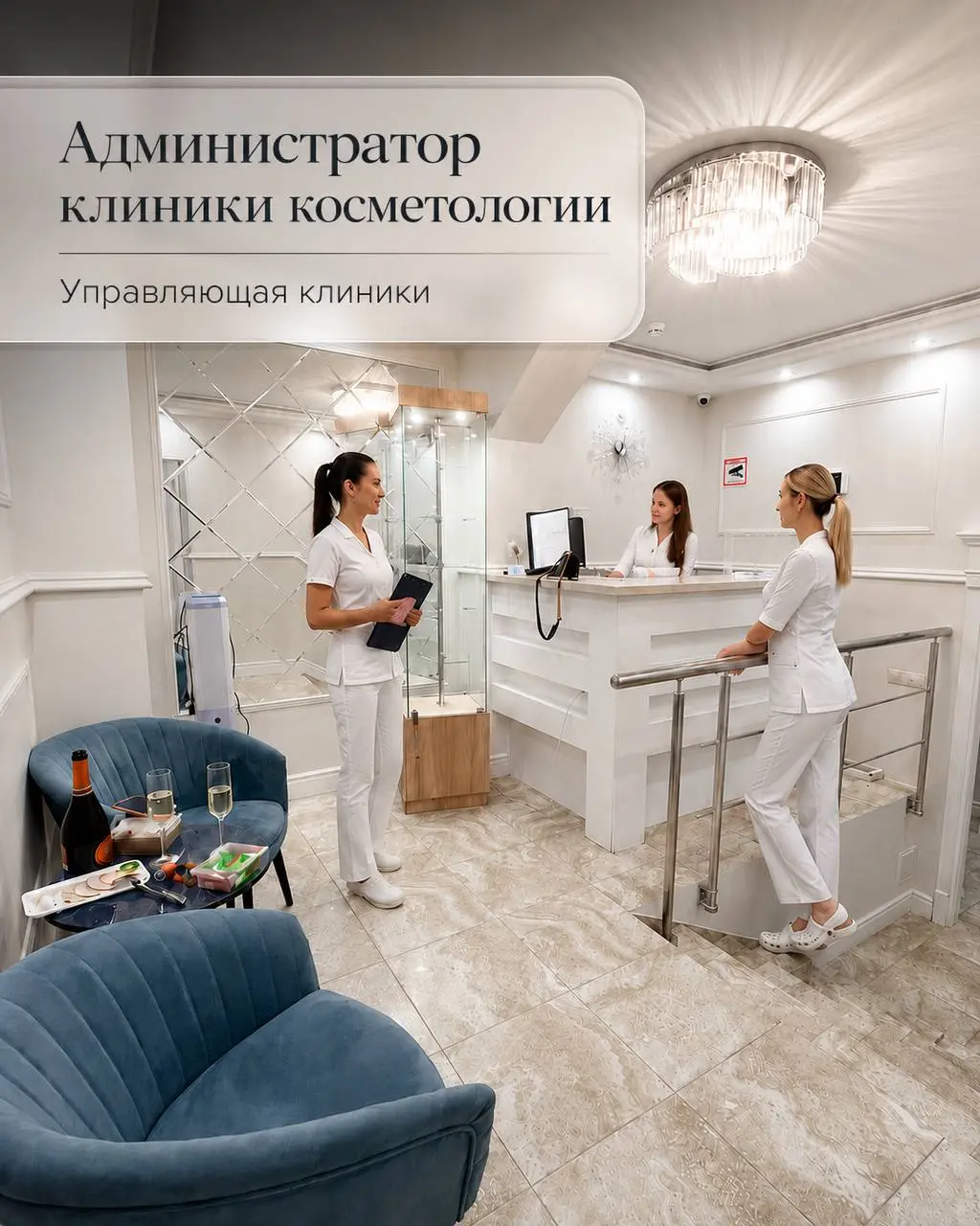 1️⃣ АДМИНИСТРАТОР КЛИНИКИ КОСМЕТОЛОГИИ - От 4 000₽/смена + % с услуг2️⃣ УПРАВЛЯЮЩАЯ КЛИНИКИ - От 100 000₽ + % от П/Выручки
EBH CLINIC
• Москва, м | Сетка — социальная сеть от hh.ru