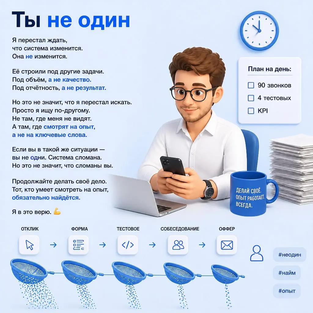 Декомпозиция найма: почему система не работает как ожидается | Сетка — социальная сеть от hh.ru