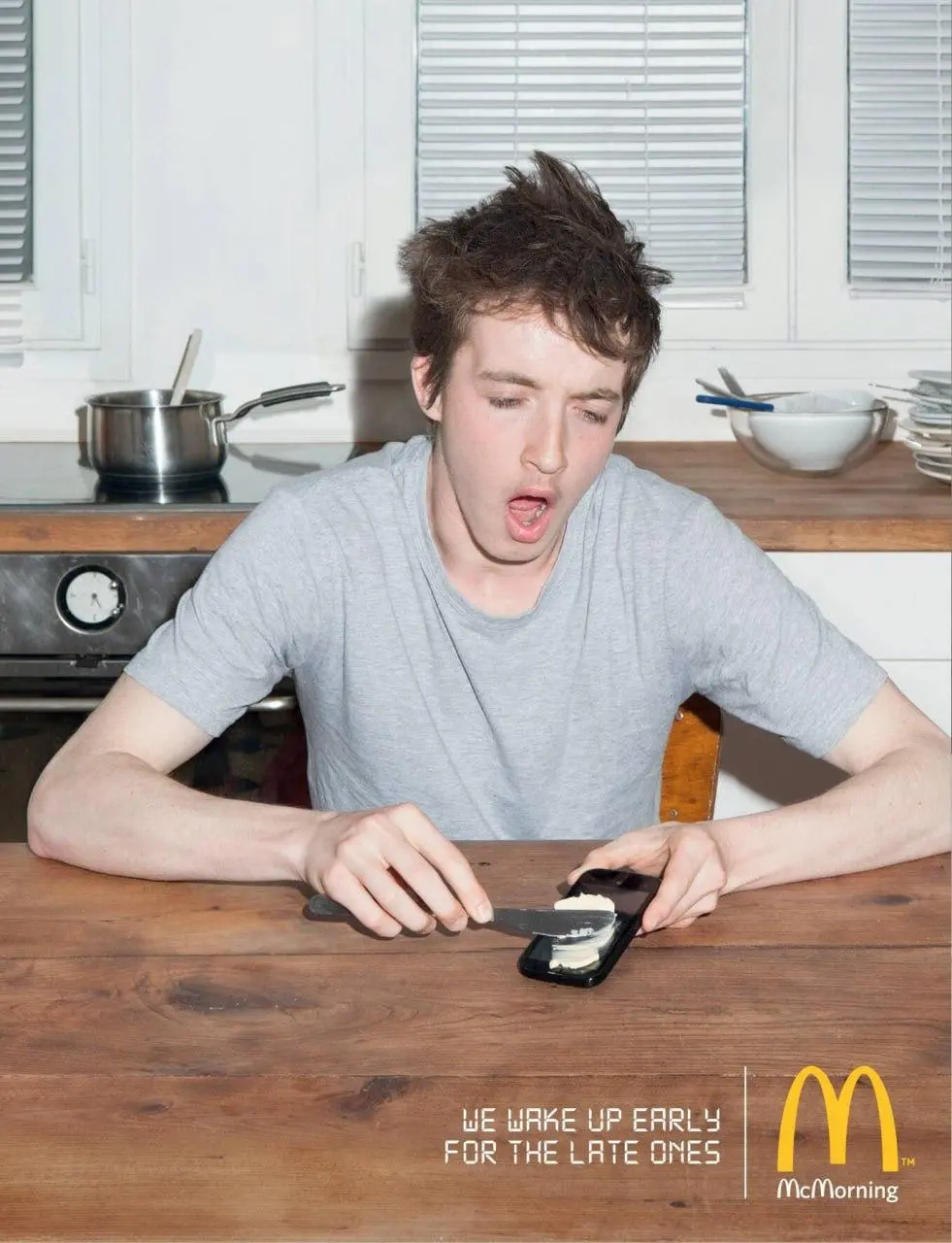 Пожалуй, самая честная реклама понедельника.
McDonald's, Франция, 2014.
Агентство TBWAParis. | Сетка — социальная сеть от hh.ru