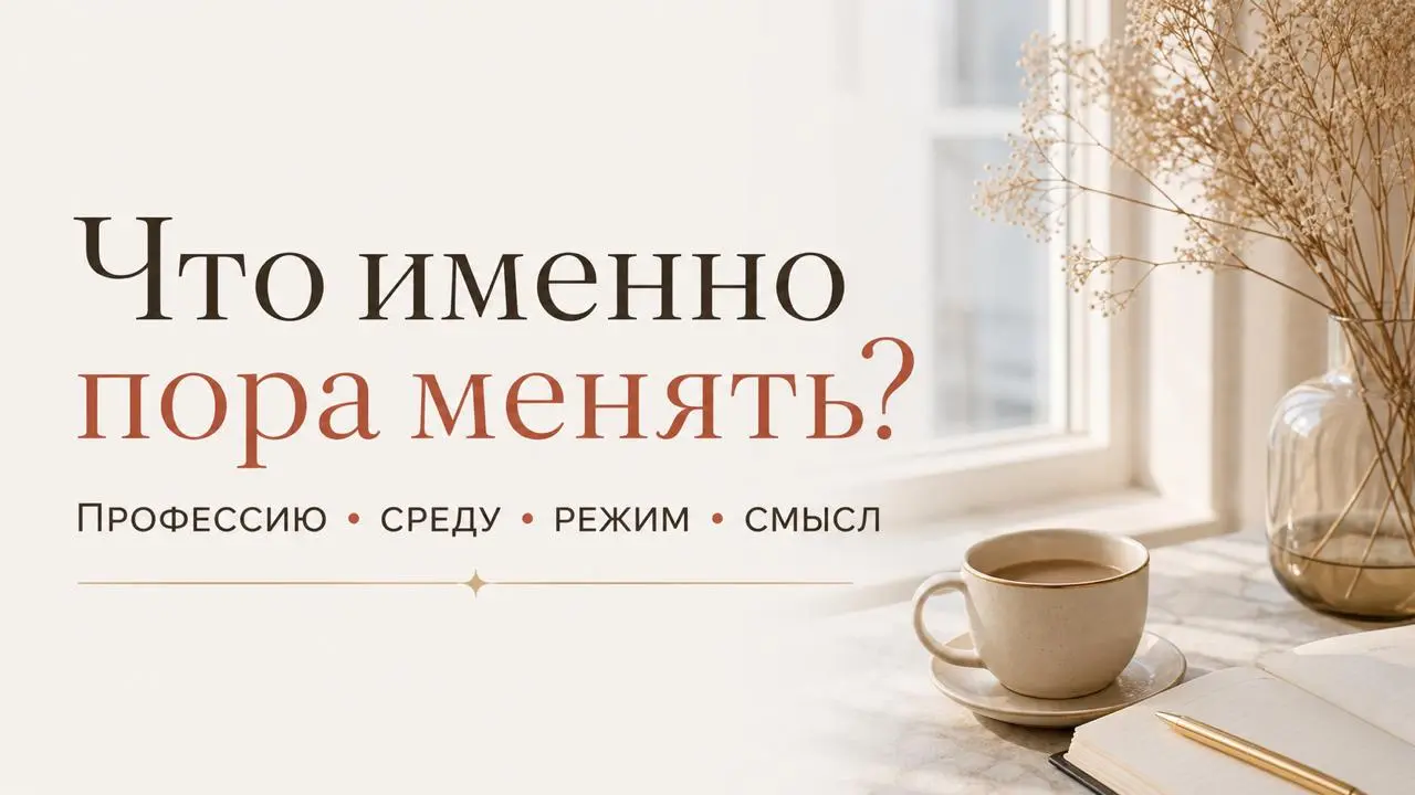 Не увольняться, пока не поставлен карьерный диагноз
«Я больше не могу. Наверное, нужно менять профессию» - одна из самых понятных мыслей в состоянии хронической усталости | Сетка — социальная сеть от hh.ru