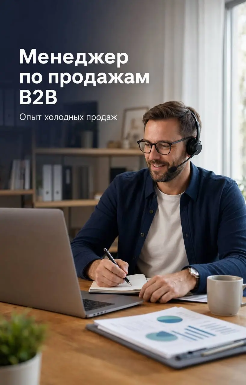 МЕНЕДЖЕР ПО ПРОДАЖАМ
От 200 000₽
Свой Бухгалтер
• Россия
• Продажи
• +79263711073
Полное описание вакансии размещено в Телеграм и Макс. Переходите по ссылке в закрепленном сообщении | Сетка — социальная сеть от hh.ru