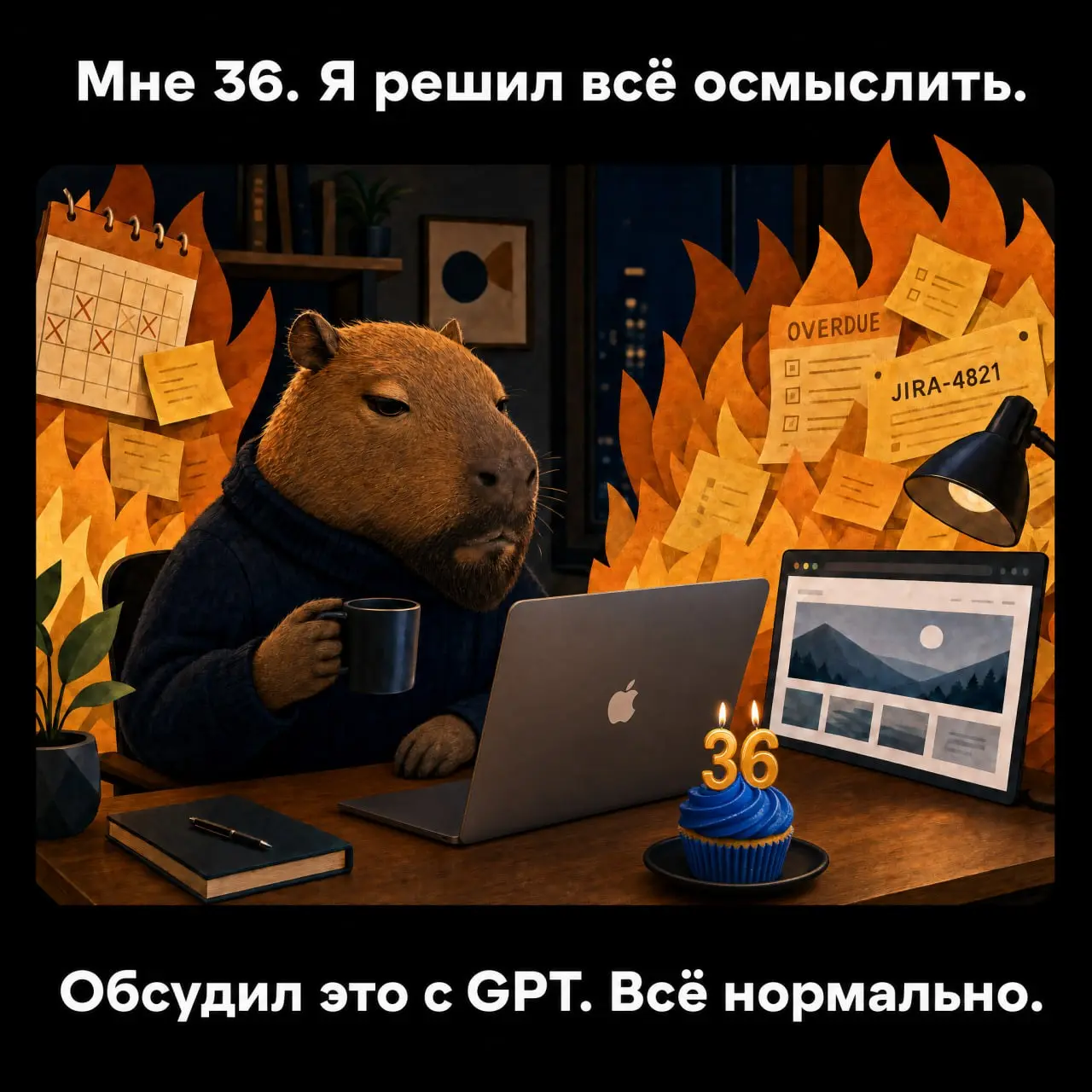 Мне стукнуло 36, и я, как человек осознанный, не стал пережи | Сетка — социальная сеть от hh.ru