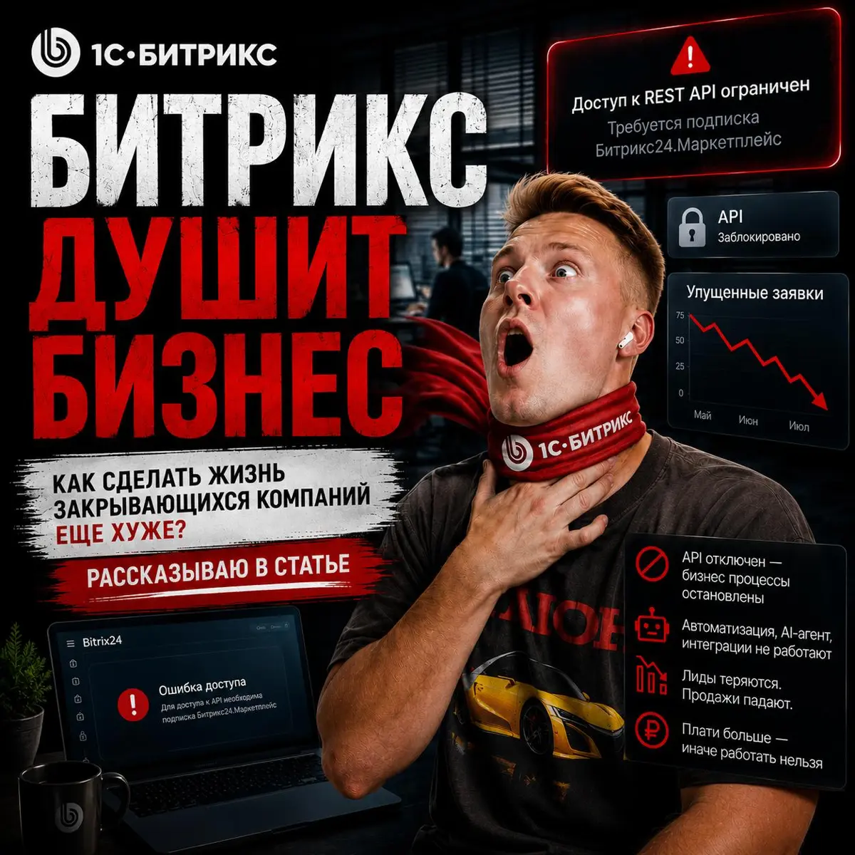 Как Битрикс душит бизнес | Сетка — социальная сеть от hh.ru