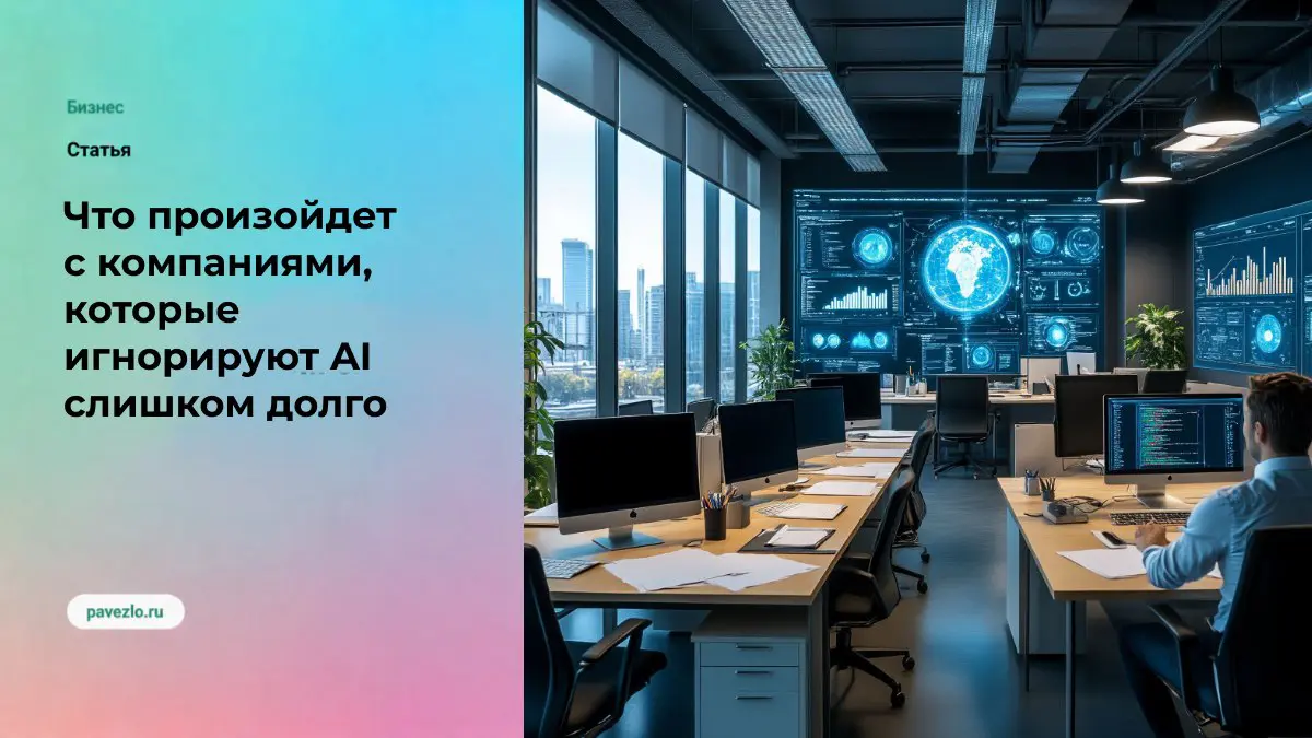 Что произойдет с компаниями, которые игнорируют AI | Сетка — социальная сеть от hh.ru