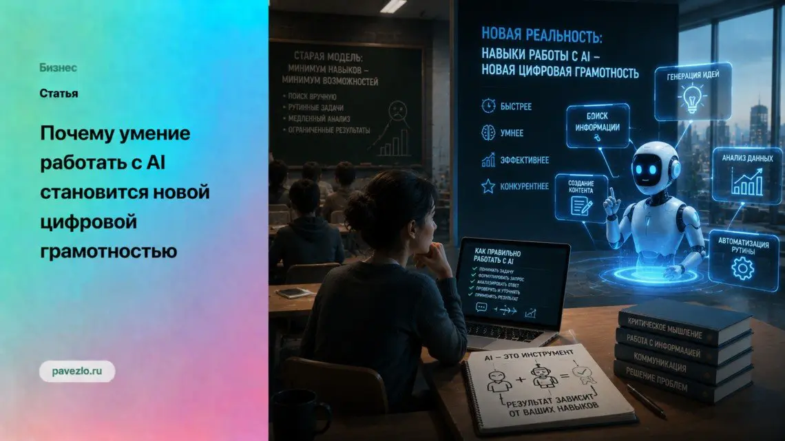 Умение работать с AI становится новой цифровой грамотностью | Сетка — социальная сеть от hh.ru