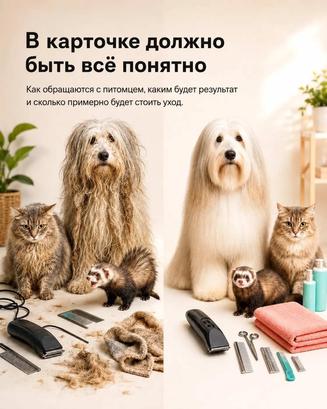 Как человек выбирает груминг: сначала смотрят не на цену | Сетка — социальная сеть от hh.ru
