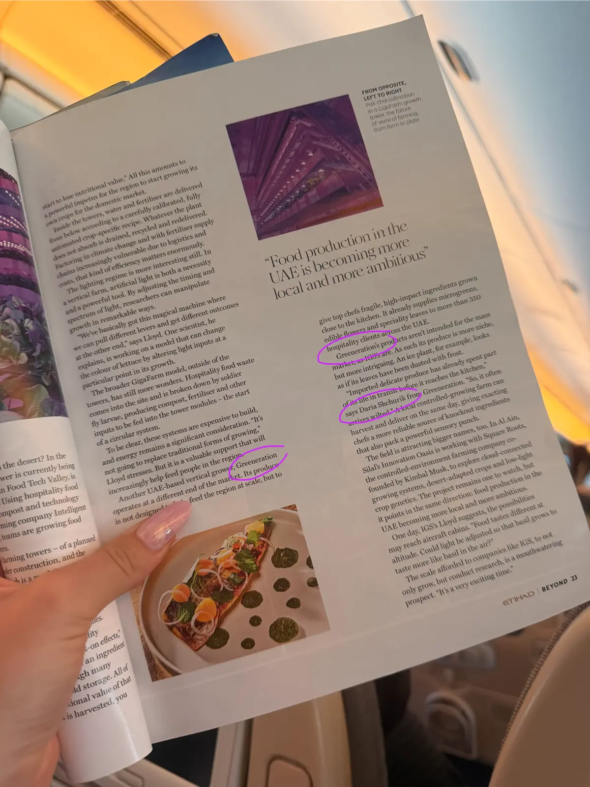 лечу рейсом etihad, открываю бортовой журнал, а там мы 🥹 | Сетка — социальная сеть от hh.ru