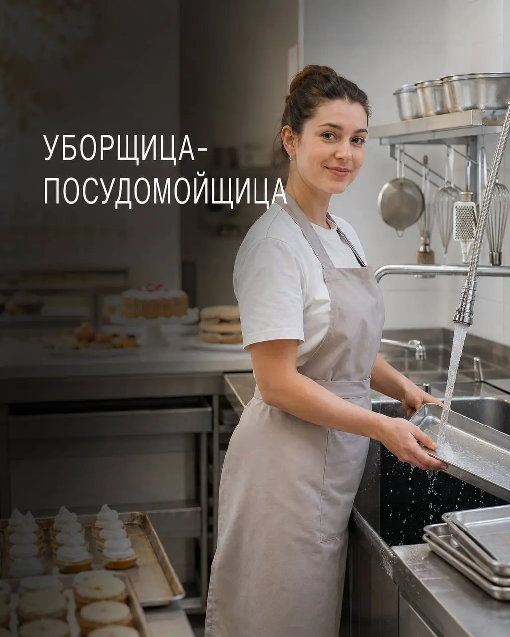 УБОРЩИЦА-ПОСУДОМОЙЩИЦА
От 4 000₽/смена
Кондитерская
• Москва, м. Семёновская, Семёновская площадь, д. 7, к | Сетка — социальная сеть от hh.ru