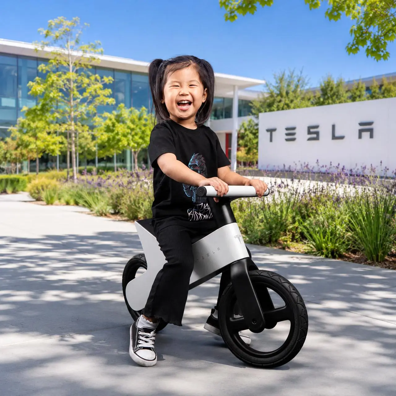 Tesla выпустила детский двухколёсный велосипед без педалей. Назвали этот беговел Tesla Balance Bike, и предназначен он для детей от двух до пяти лет | Сетка — социальная сеть от hh.ru