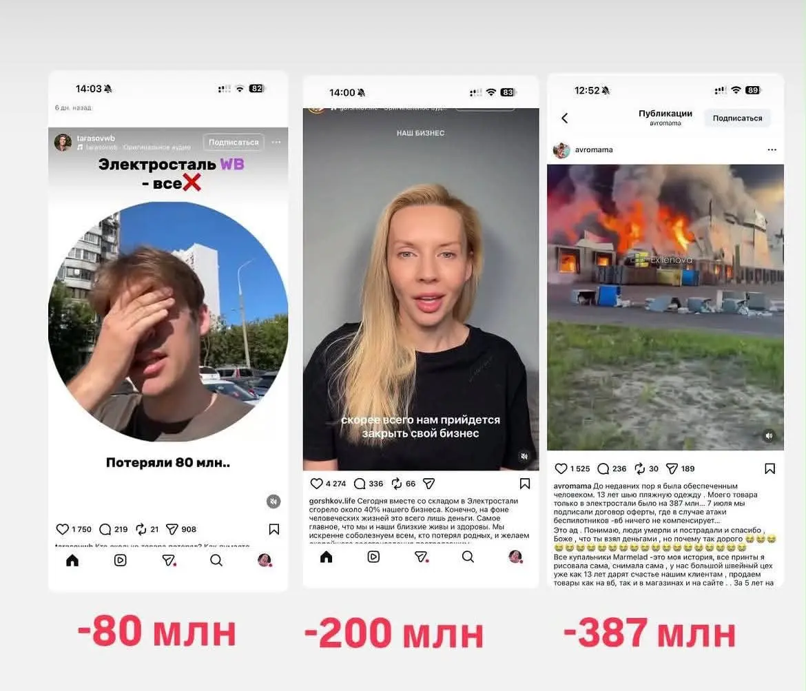 На днях общался с товарищем, очень опытным специалистом в маркетинге на МП, который ведет ряд клиентов.
Он рассказал о потери селлера в размере -180 млн рублей из-за пожара на ВБ | Сетка — социальная сеть от hh.ru